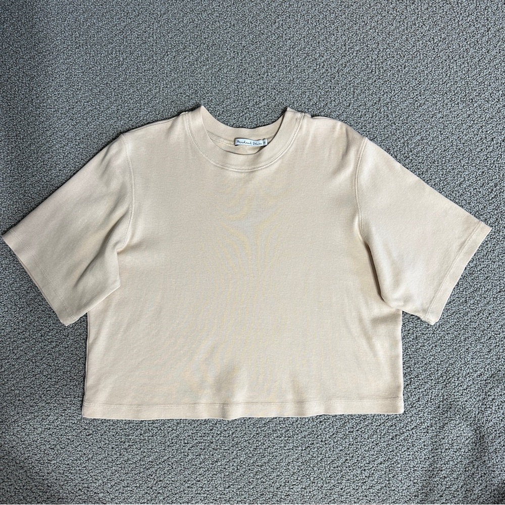 MICHAEL STARS BRENNA BOXY CROPPED TEE